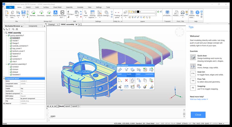 BricsCad Ultimate 23.2.06.1 for windows download free