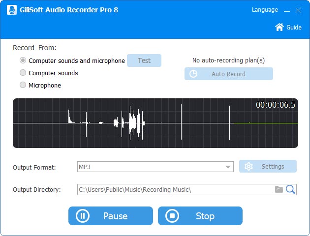 GiliSoft Audio Recorder Pro 11.7 instal