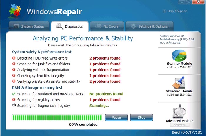 Windows Repair Toolbox 3.0.3.7 free instal