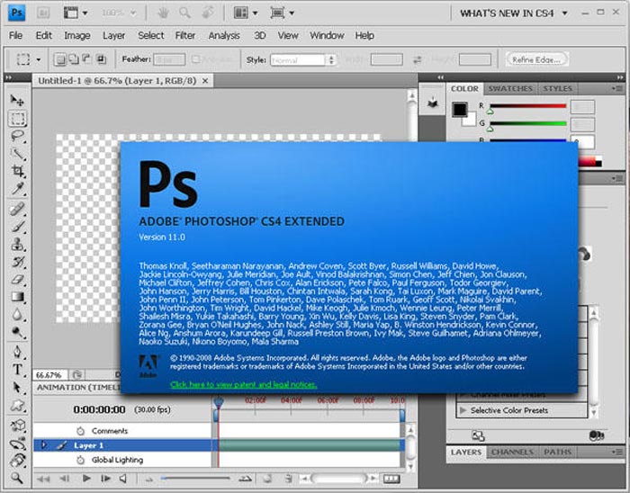 Photoshop CS4 Full Version Free Download Extended